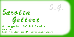 sarolta gellert business card